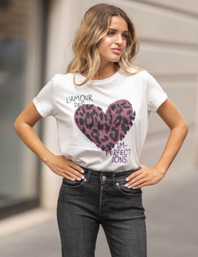 VICOLO TSHIRT  L'AMOUR CUORE