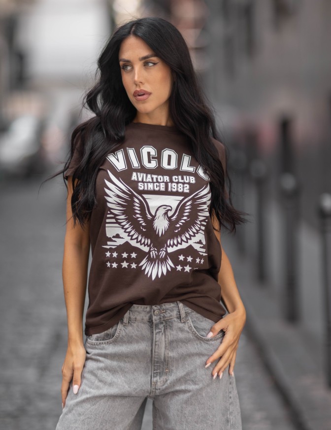 VICOLO TSHIRT  AVIATOR CLUB