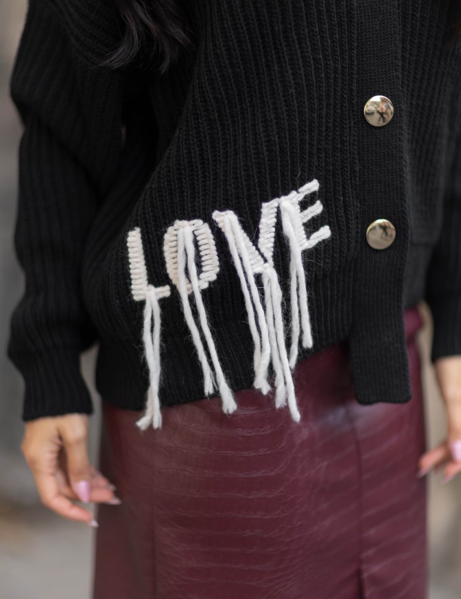 VICOLO CARDIGAN  LOVE