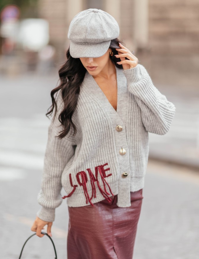 VICOLO CARDIGAN  LOVE