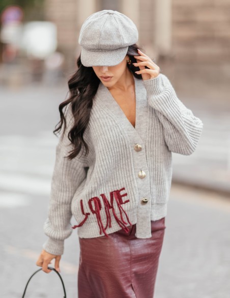 VICOLO CARDIGAN  LOVE