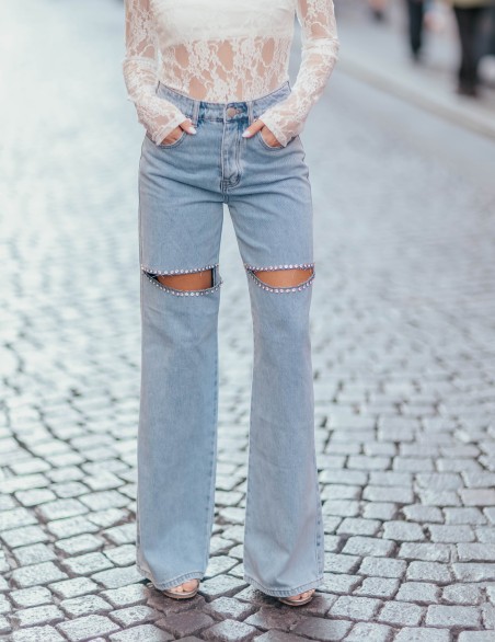 GLAMOROUS JEANS  STRASS