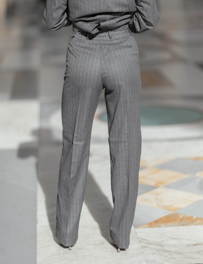 JJXX PANTALONI  GESSATO