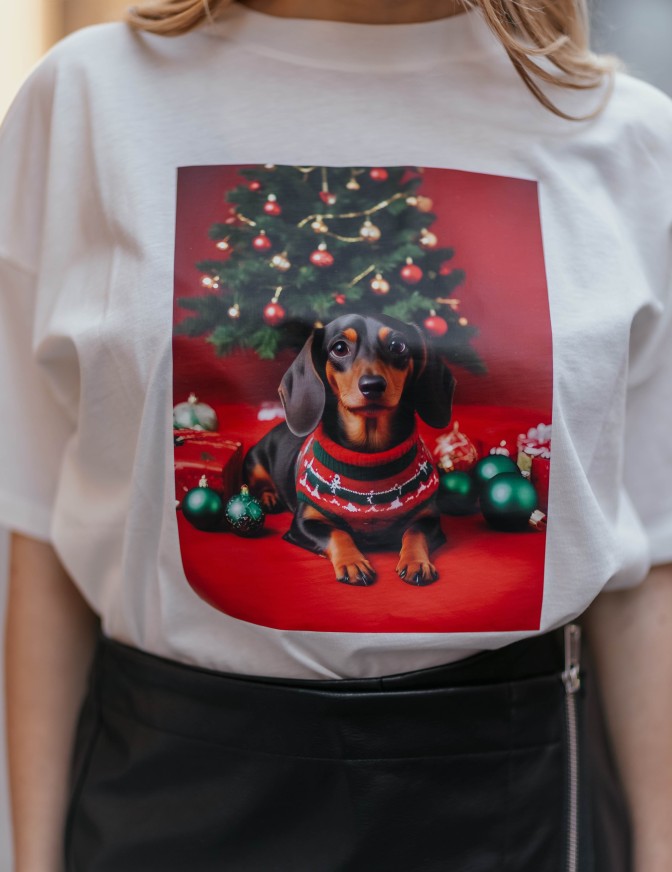 VICOLO TSHIRT  DOG TREE