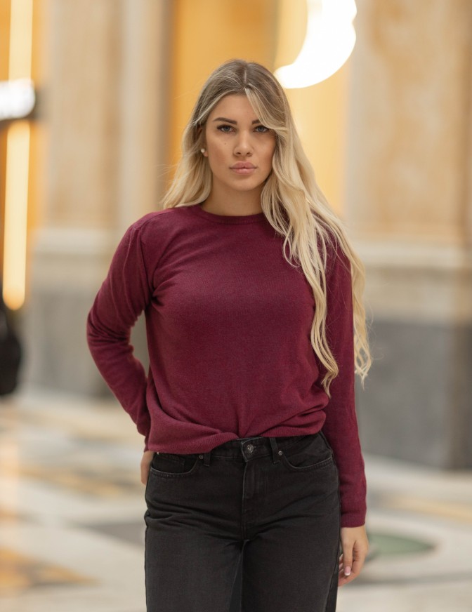 VICOLO MAGLIA  BASIC GIROCOLLO