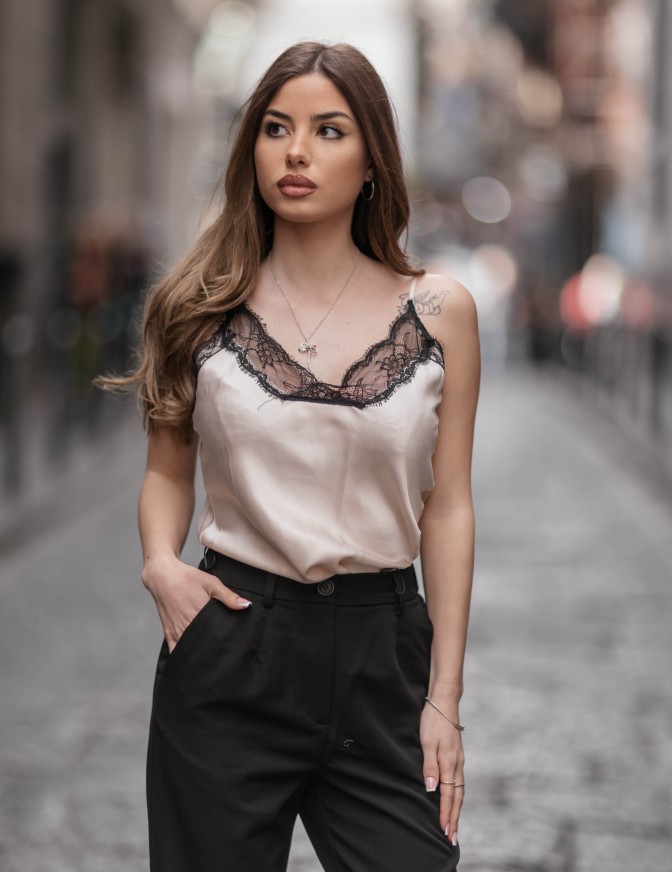 VICOLO TOP  PIZZO RASO