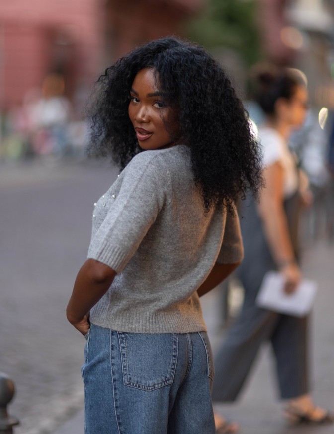 ONLY CARDIGAN  STRASS & PERLE