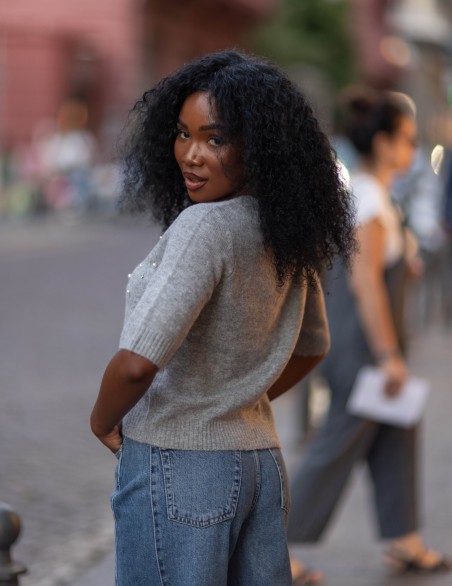 ONLY CARDIGAN  STRASS & PERLE