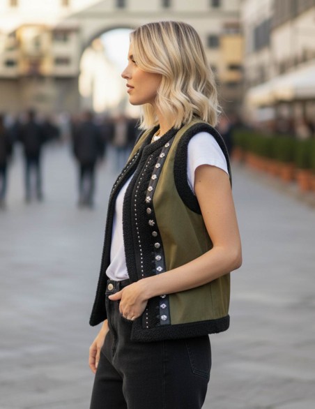 HAVEONE GILET  PASSAMANERIA