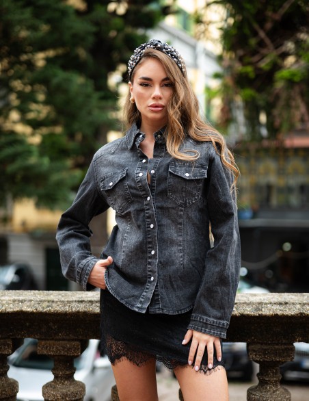 YOU DECIDE CAMICIA  DEMIM
