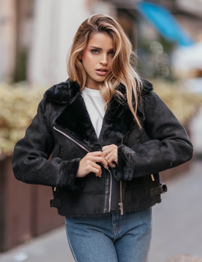 VICOLO GIUBBOTTO  ECO MONTONE