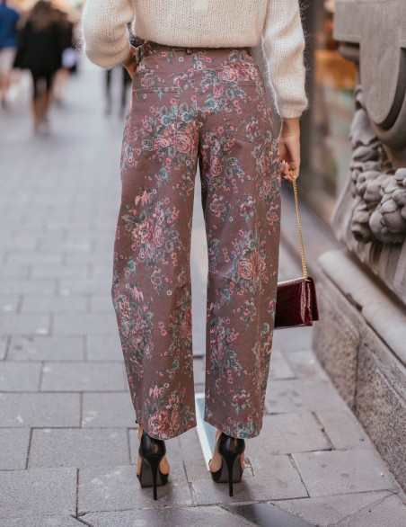 VICOLO JEANS COLOR  FIORI