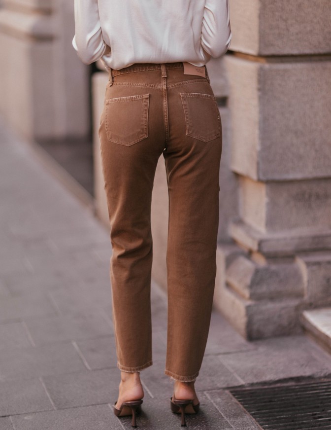 VICOLO JEANS COLOR  ZOE STRASS