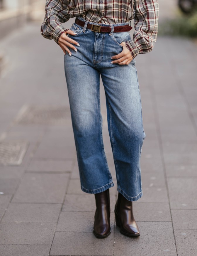 VICOLO JEANS  KATE BLU