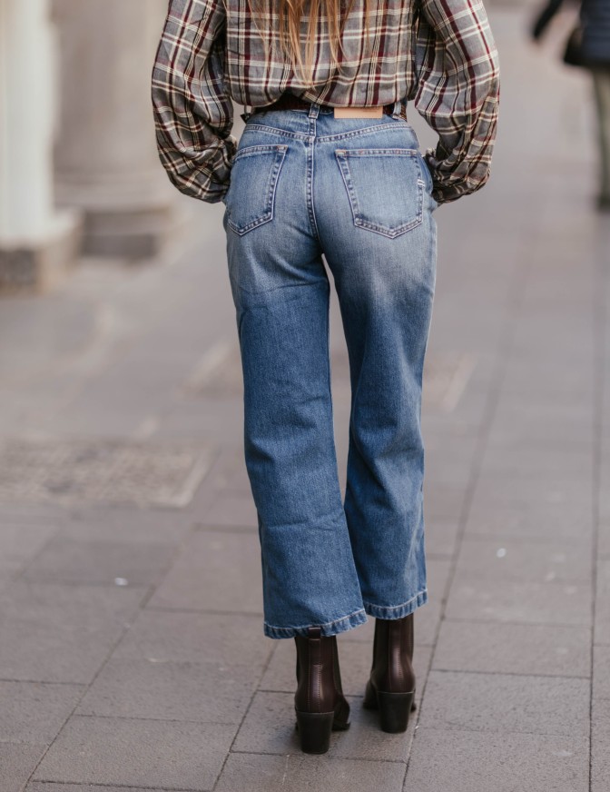 VICOLO JEANS  KATE BLU