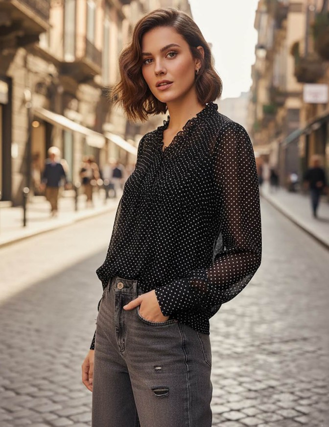 ONLY CAMICIA  TOP POIS