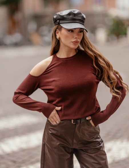 VICOLO MAGLIA  BASIC BUCO