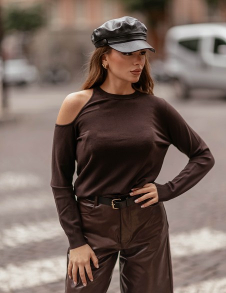 VICOLO MAGLIA  BASIC BUCO