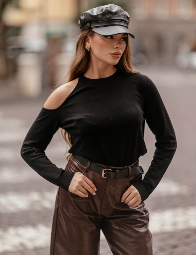 VICOLO MAGLIA  BASIC BUCO