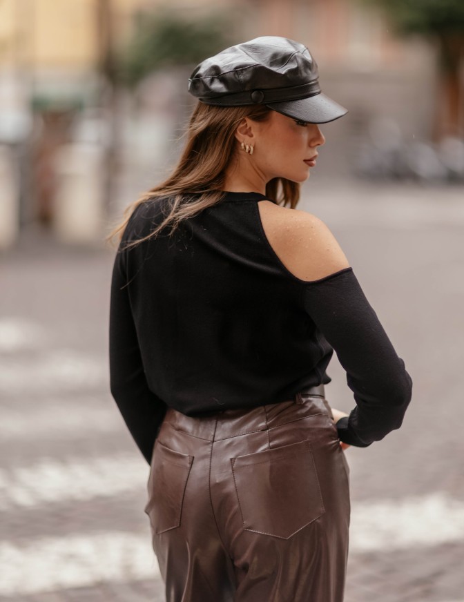 VICOLO MAGLIA  BASIC BUCO