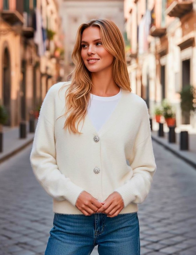 ONLY CARDIGAN  BOTTONI JEWELS