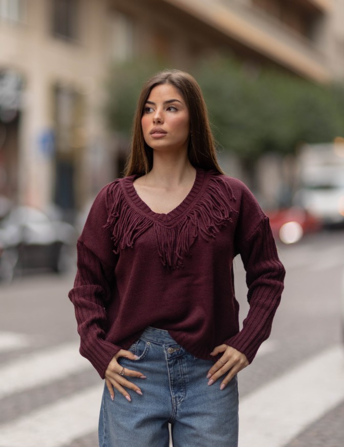 VICOLO MAGLIA  FRANGE