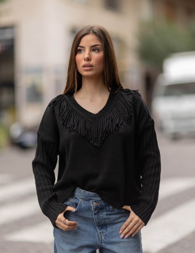 VICOLO MAGLIA  FRANGE