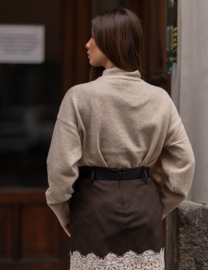 ONLY MAGLIA  FIORE STRASS