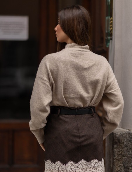 ONLY MAGLIA  FIORE STRASS