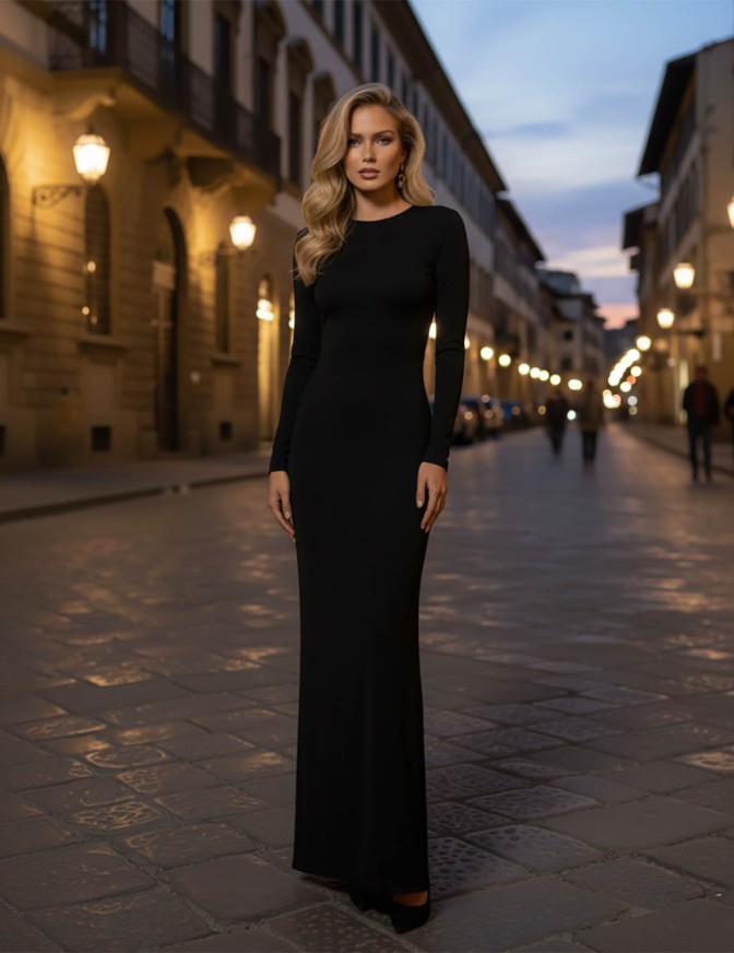 HAVEONE ABITO LUNGO SCOLLO...