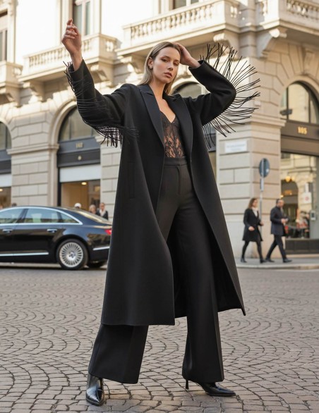 HAVEONE CAPPOTTO  FRANGE