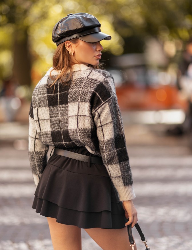 VICOLO CARDIGAN  QUADRI...