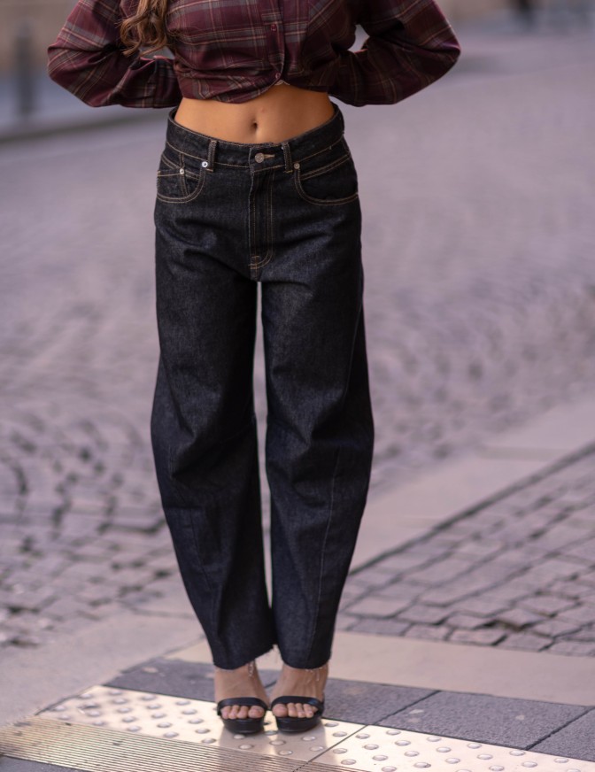 HAVEONE JEANS  RAW BALOON