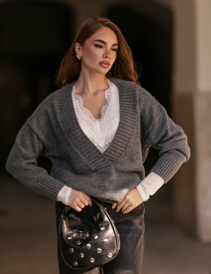 YOU DECIDE MAGLIA  SCOLLO V