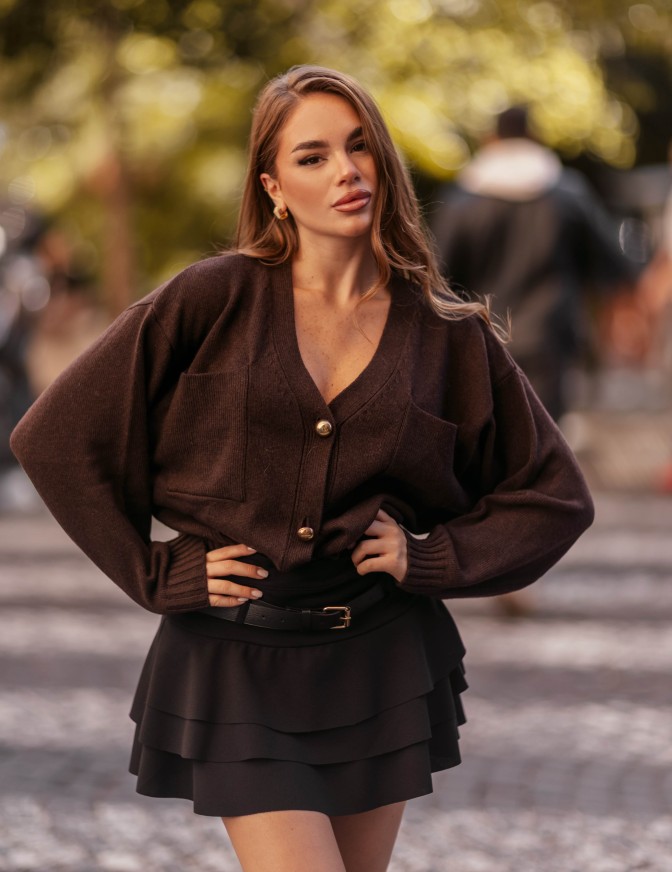 VICOLO CARDIGAN  BOTTONI ORO