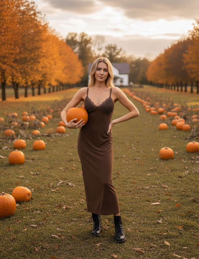 HAVEONE ABITO LUNGO PIZZO...