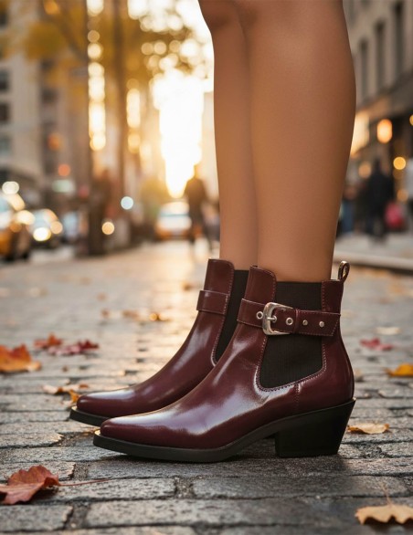 ONLY SCARPE  TRONCHETTO FIBBIA