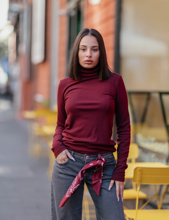 VICOLO MAGLIA  COLLO ALTO 