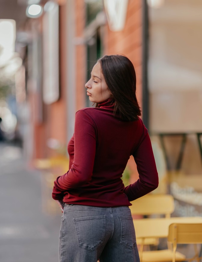 VICOLO MAGLIA  COLLO ALTO 
