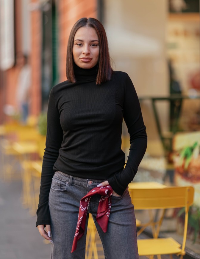 VICOLO MAGLIA  COLLO ALTO 