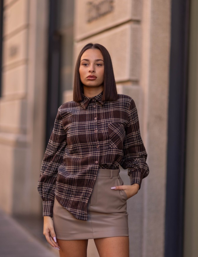 DIXIE CAMICIA  QUADRI NODO