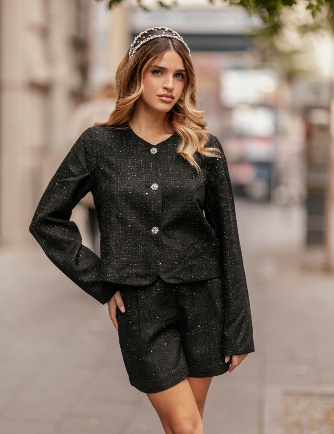 ONLY GIACCA  BOUCLE LUREX