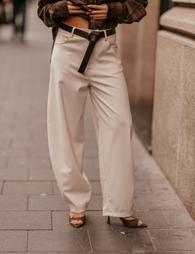 HAVEONE PANTALONI  CINTURA...