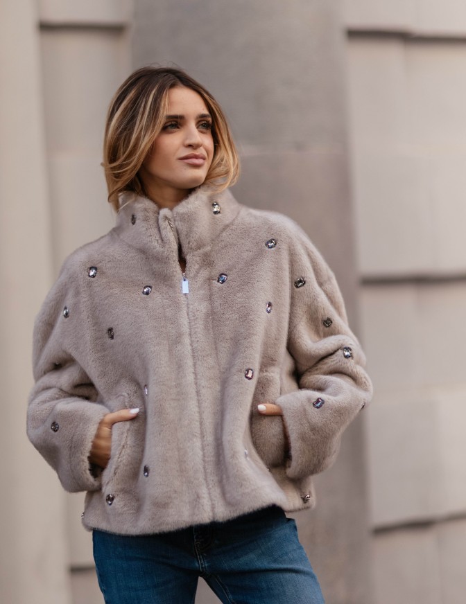 VICOLO PELLICCIA  ECO STRASS