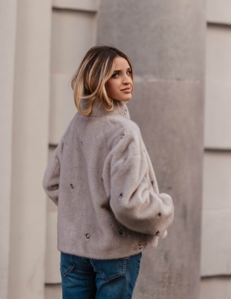 VICOLO PELLICCIA  ECO STRASS