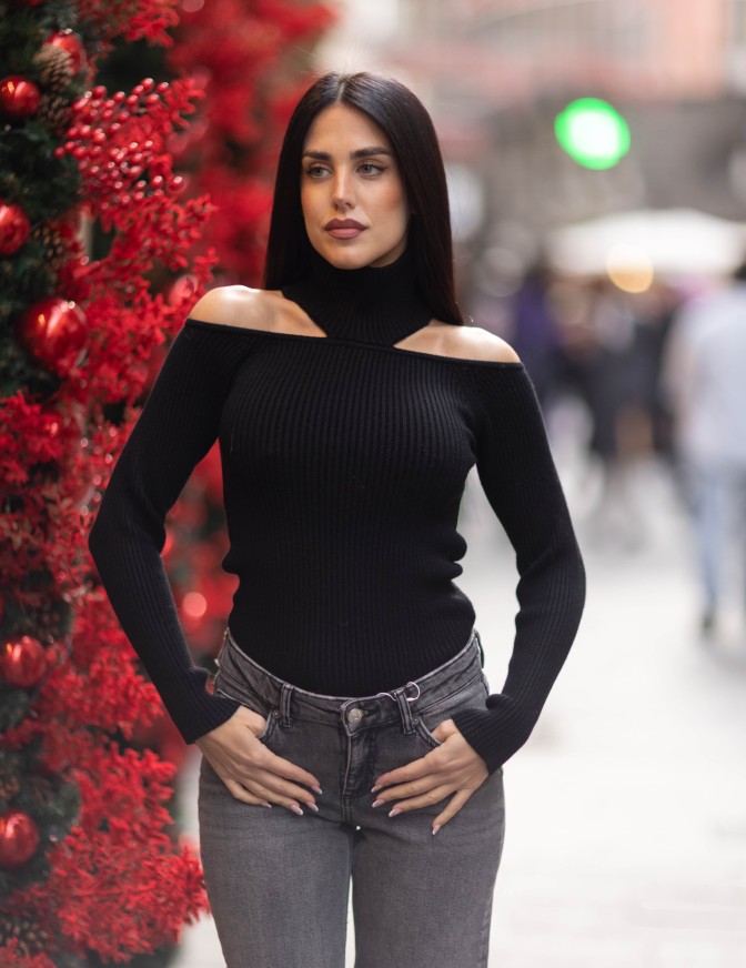 VICOLO MAGLIA  BARCA COLLO