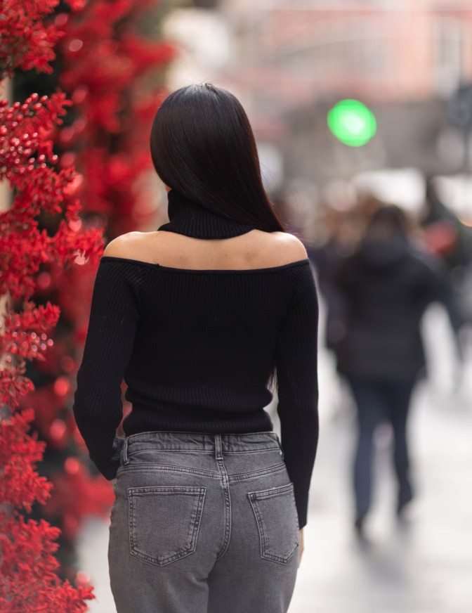 VICOLO MAGLIA  BARCA COLLO