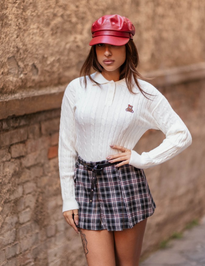 ONLY MAGLIA  POLO TEDDY