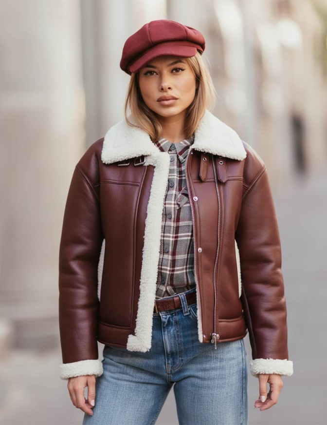 PIECES GIUBBOTTO  ECO MONTONE