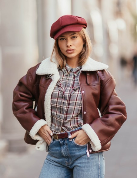 PIECES GIUBBOTTO  ECO MONTONE